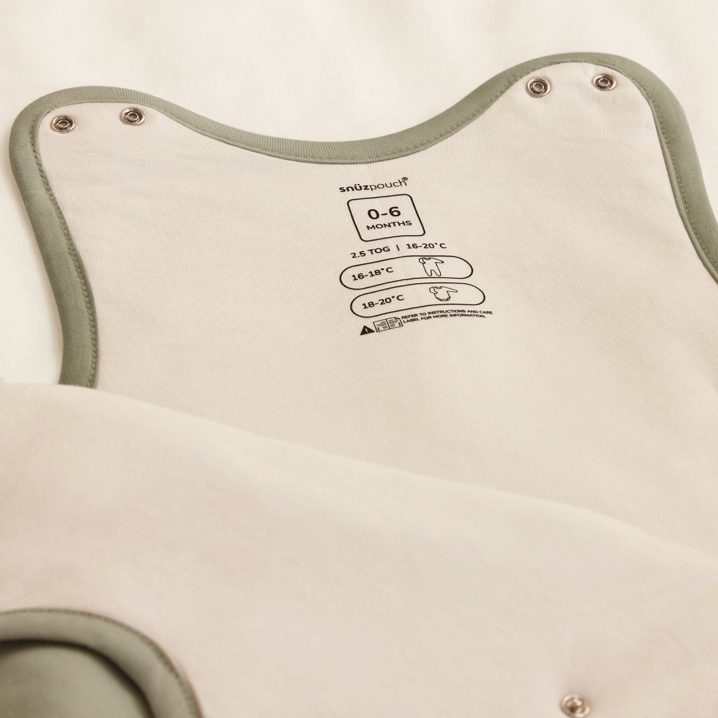 Snuz SnuzPouch Sleeping Bag - Sage Cross