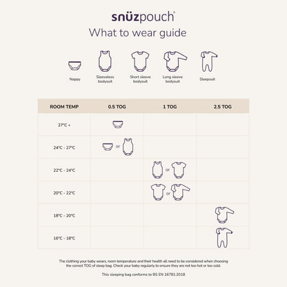 SnuzPouch Sleeping Bag - Blush Dot