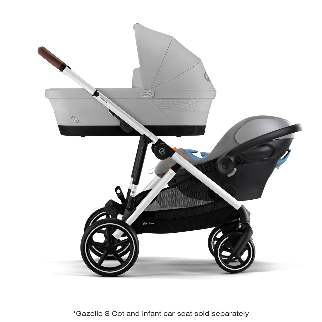 Cybex Gazelle S double with bassinet