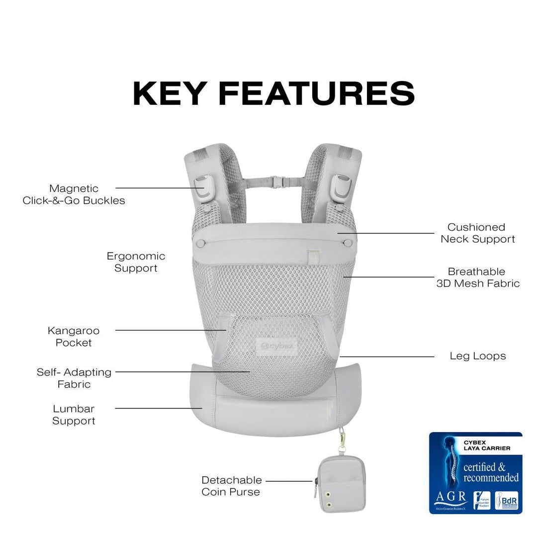 LAYA Carrier - Fog Grey