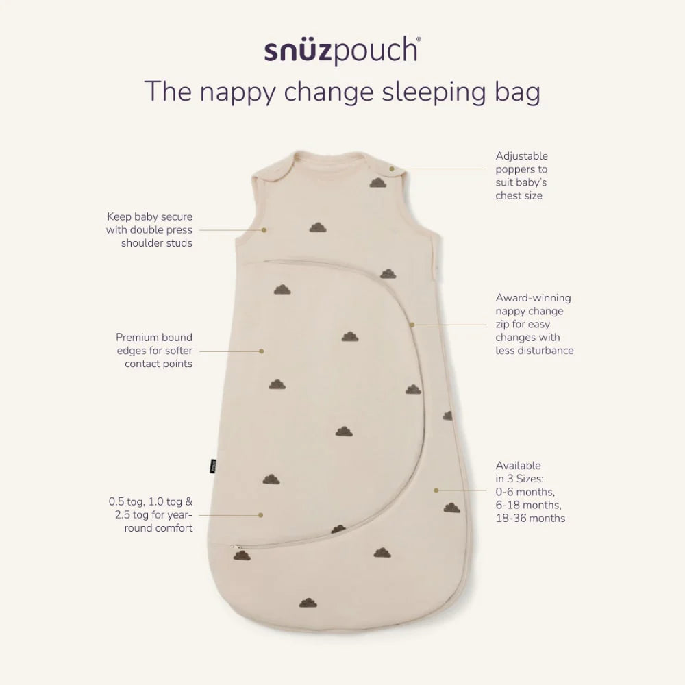 SnuzPouch Sleeping Bag - Blush Dot