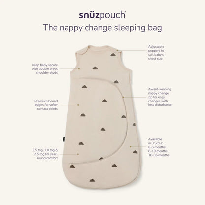 SnuzPouch Sleeping Bag - Blush Dot