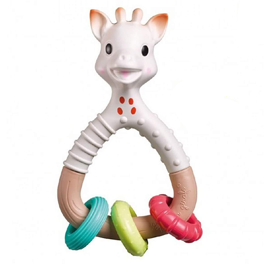 Calisson Inc Sophie La Girafe Natur's Ring Rattle