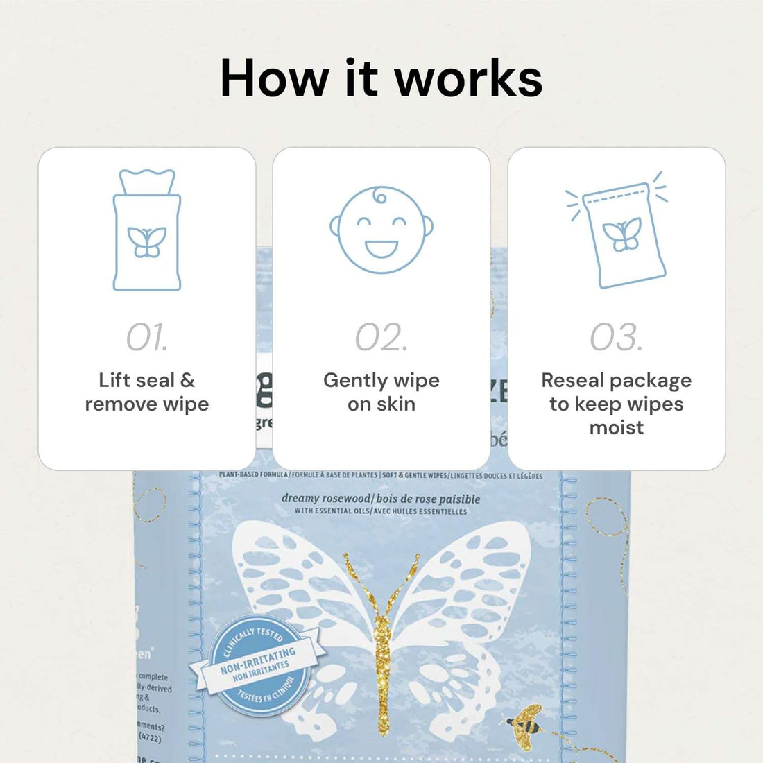 Grab Green Baby Witch Hazel Soothing Wipes