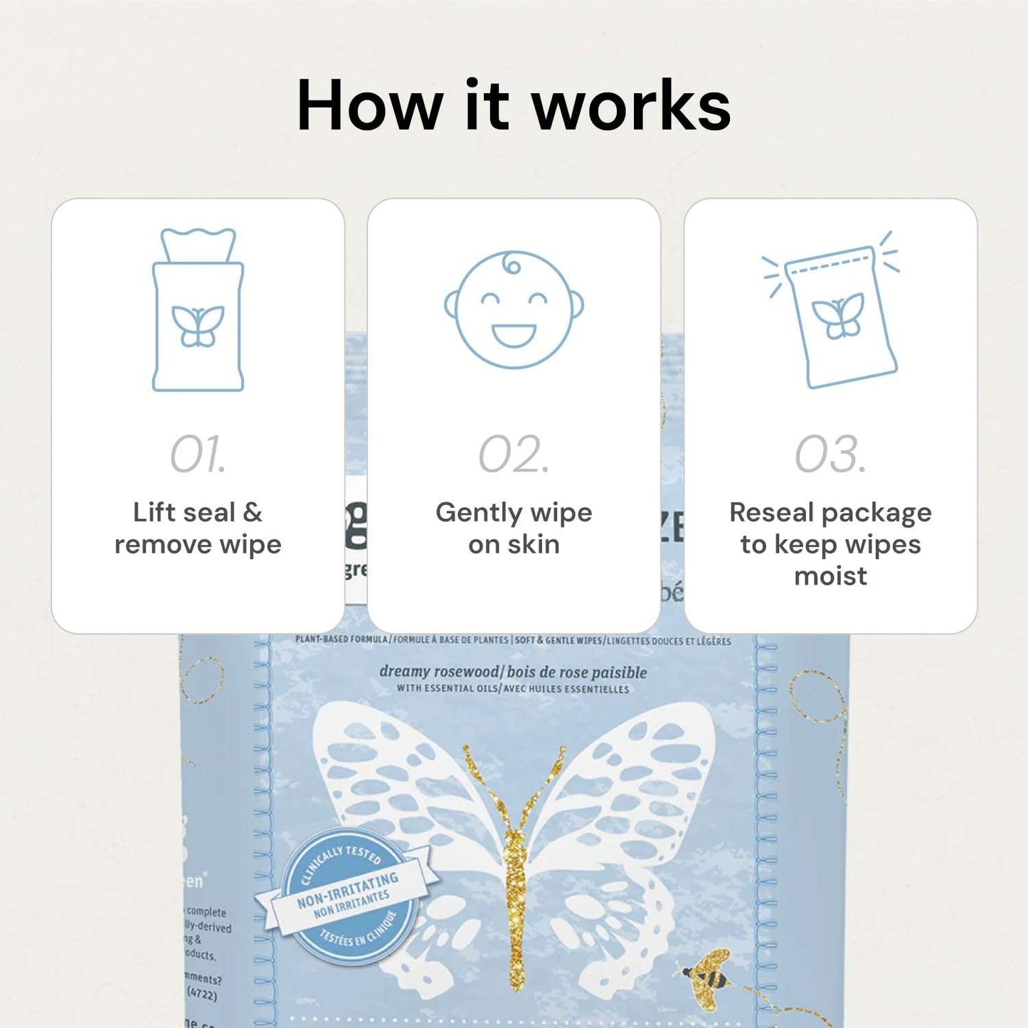 Grab Green Baby Witch Hazel Soothing Wipes