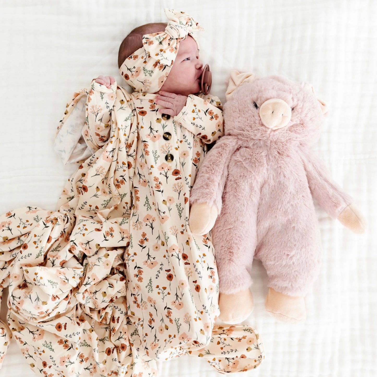 Rachel Newborn Headband Bundle (Gown)