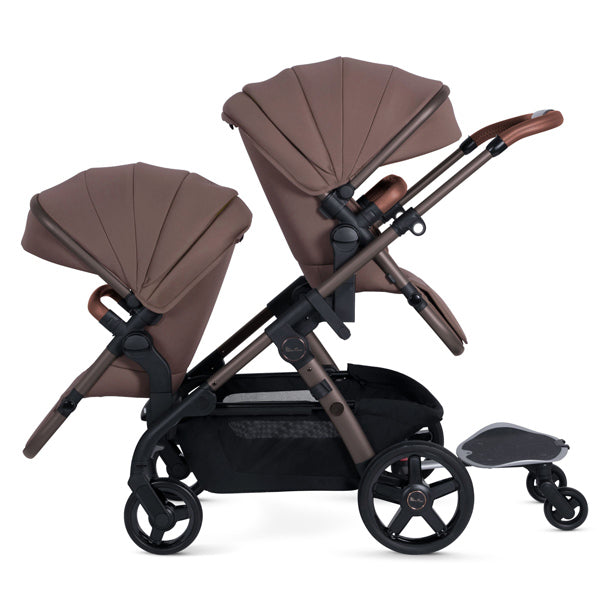 Silver Cross Wave 3 Single to Double Stroller Licorice