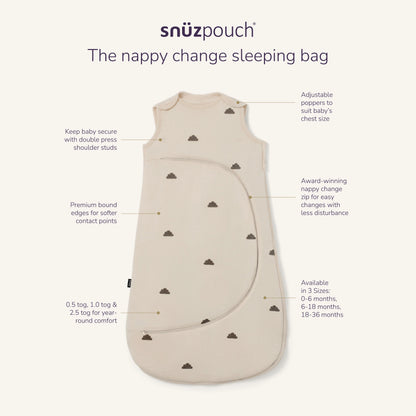 SnuzPouch Sleeping Bag - Sage Cross