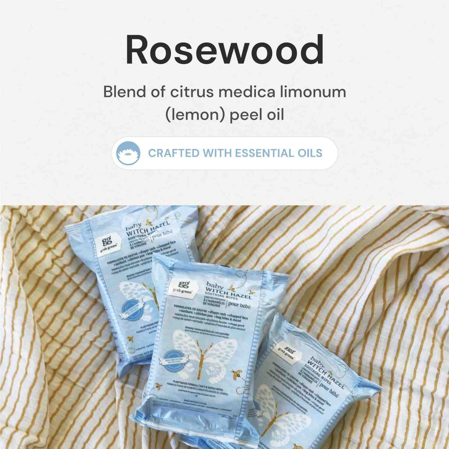Grab Green Baby Witch Hazel Soothing Wipes