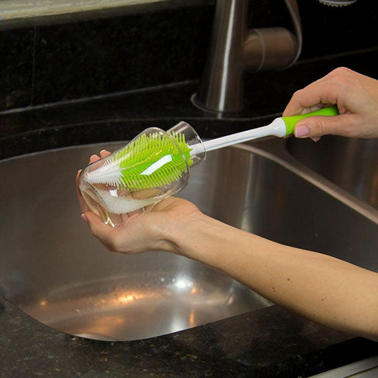 Innobaby 2-in-1 Silicone Bottle Brush - Green