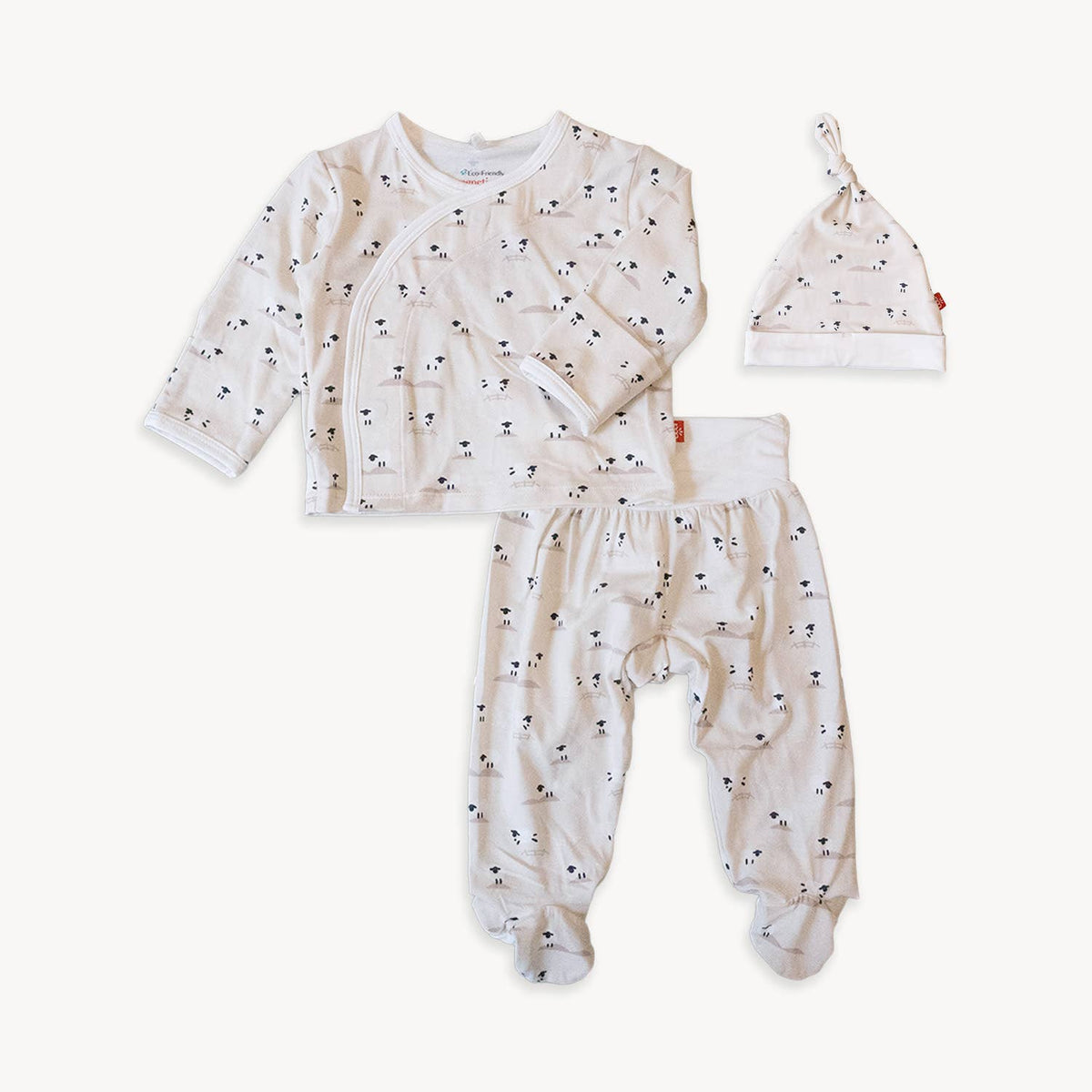 
BAA BAA BABY CREAM MODAL KIMONO SET