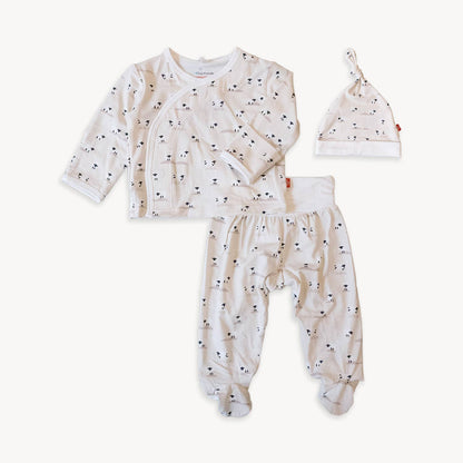 
BAA BAA BABY CREAM MODAL KIMONO SET