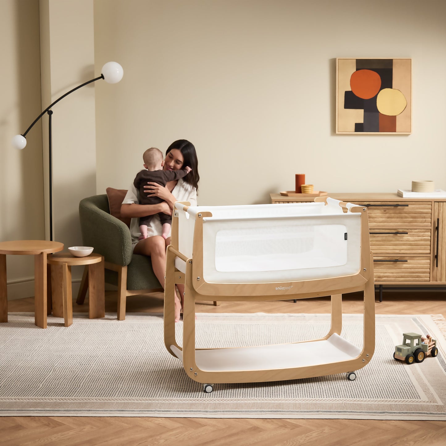 Snuz SnuzPod5 Bedside Crib Natural
