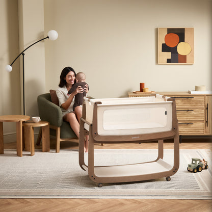 Snuz SnuzPod5 Bedside Crib Walnut
