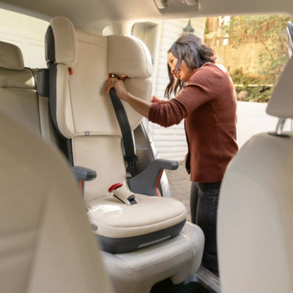 Highback adjustable booster