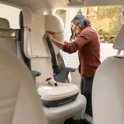 Highback adjustable booster