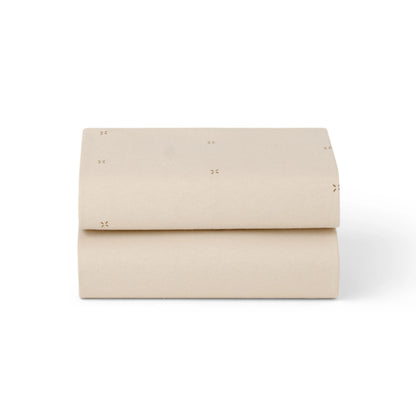 
Bassinet 2 Pack Fitted Sheets - Cashmere Cross