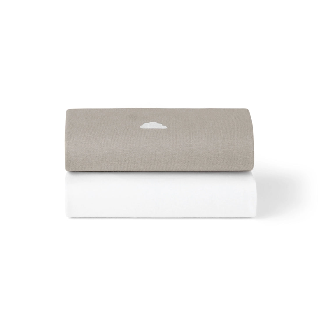 
Bassinet 2 Pack Fitted Sheets - Gray Cloud