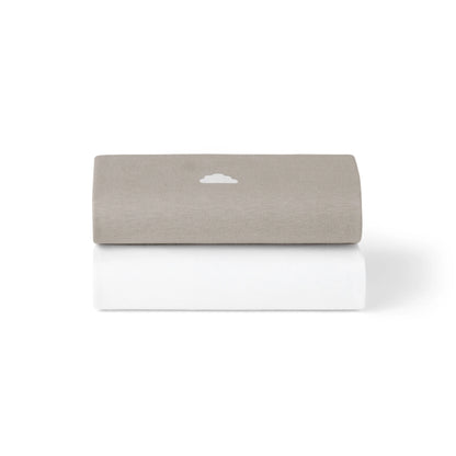 
Bassinet 2 Pack Fitted Sheets - Gray Cloud
