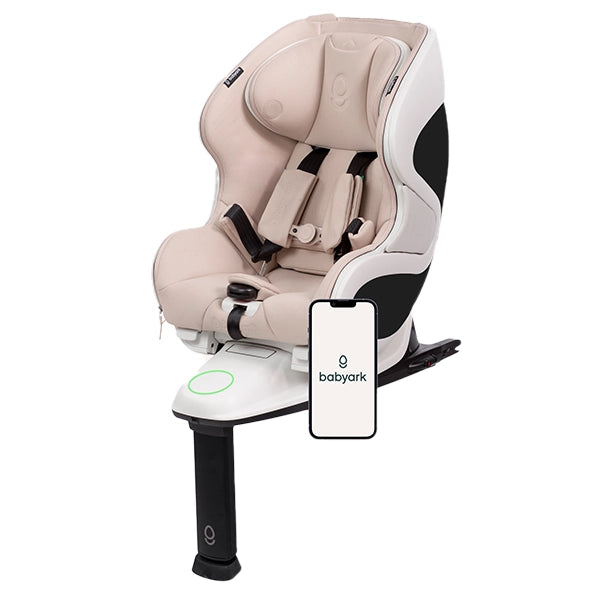 Babyark Smart Convertible Car Seat Hero Image in Eggshell White / Moonlight Seat