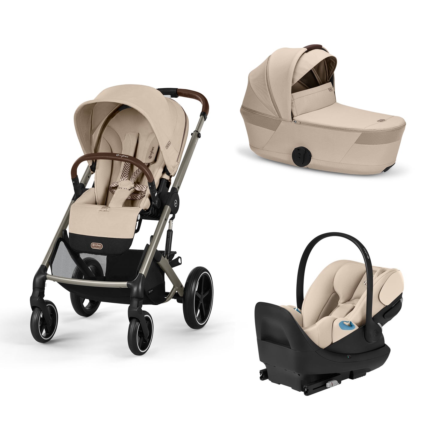 Cybex Balios S Lux + Cloud G Pro + Fold Cot Complete