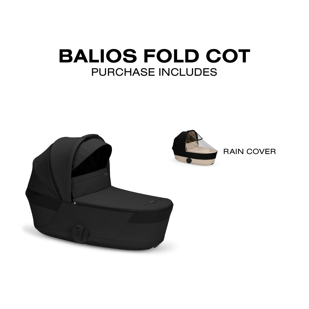 
Cybex Balios Folding Cot
