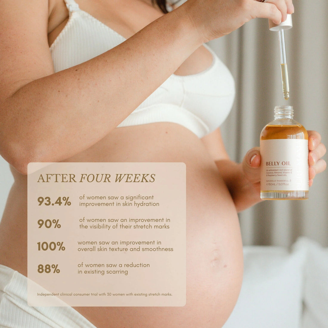 Stretch mark belly oil - Pure Mama