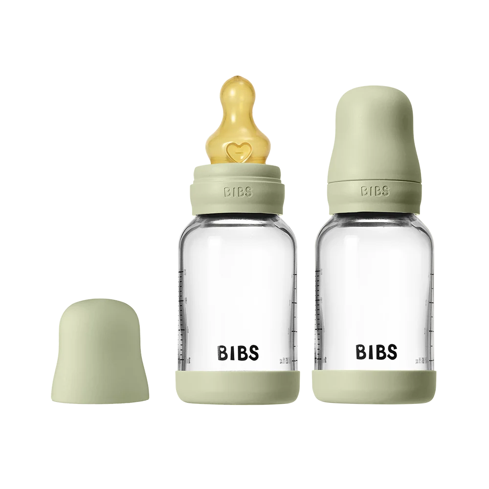 Bibs Glass Bottle Complete 4oz (2 Pack)