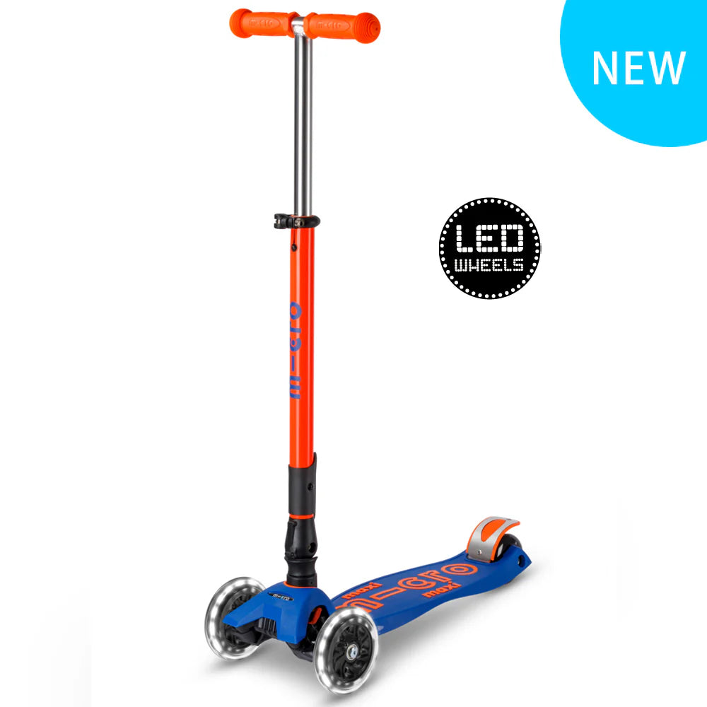 Micro Kickboard Maxi Foldable LED Scooter