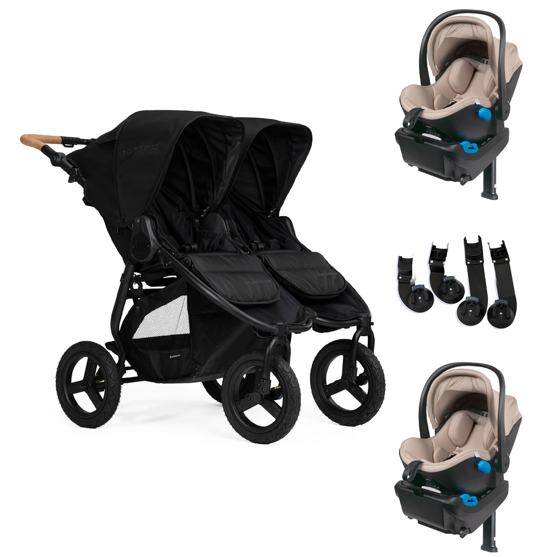 
Bumbleride Indie Twin + Two Clek Liings Travel System