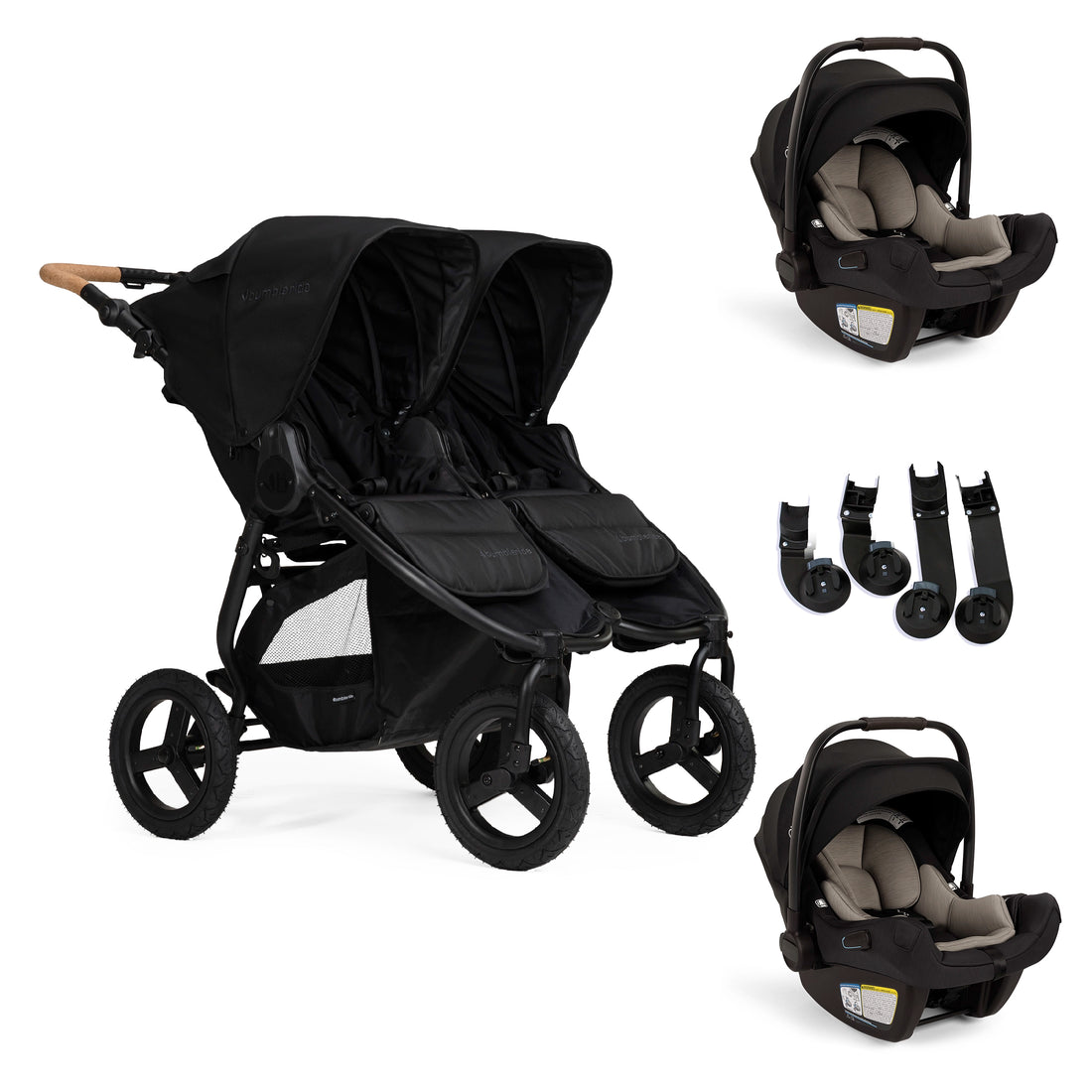 
Bumbleride Indie Twin + Two Pipa Aire Travel System