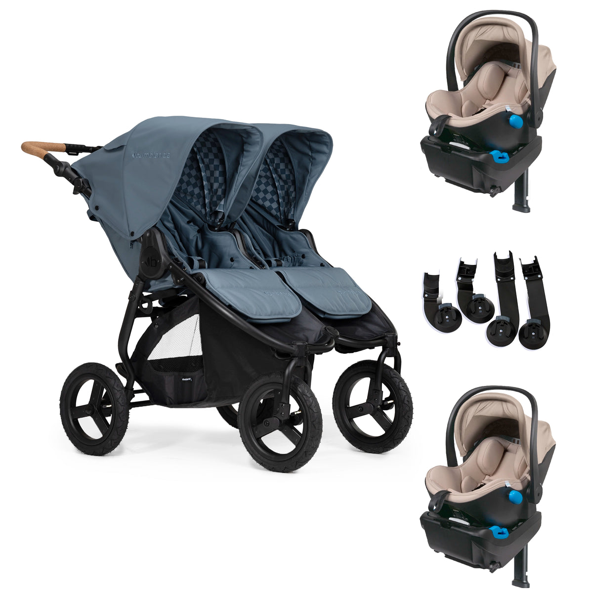 
Bumbleride Indie Twin + Two Clek Liings Travel System