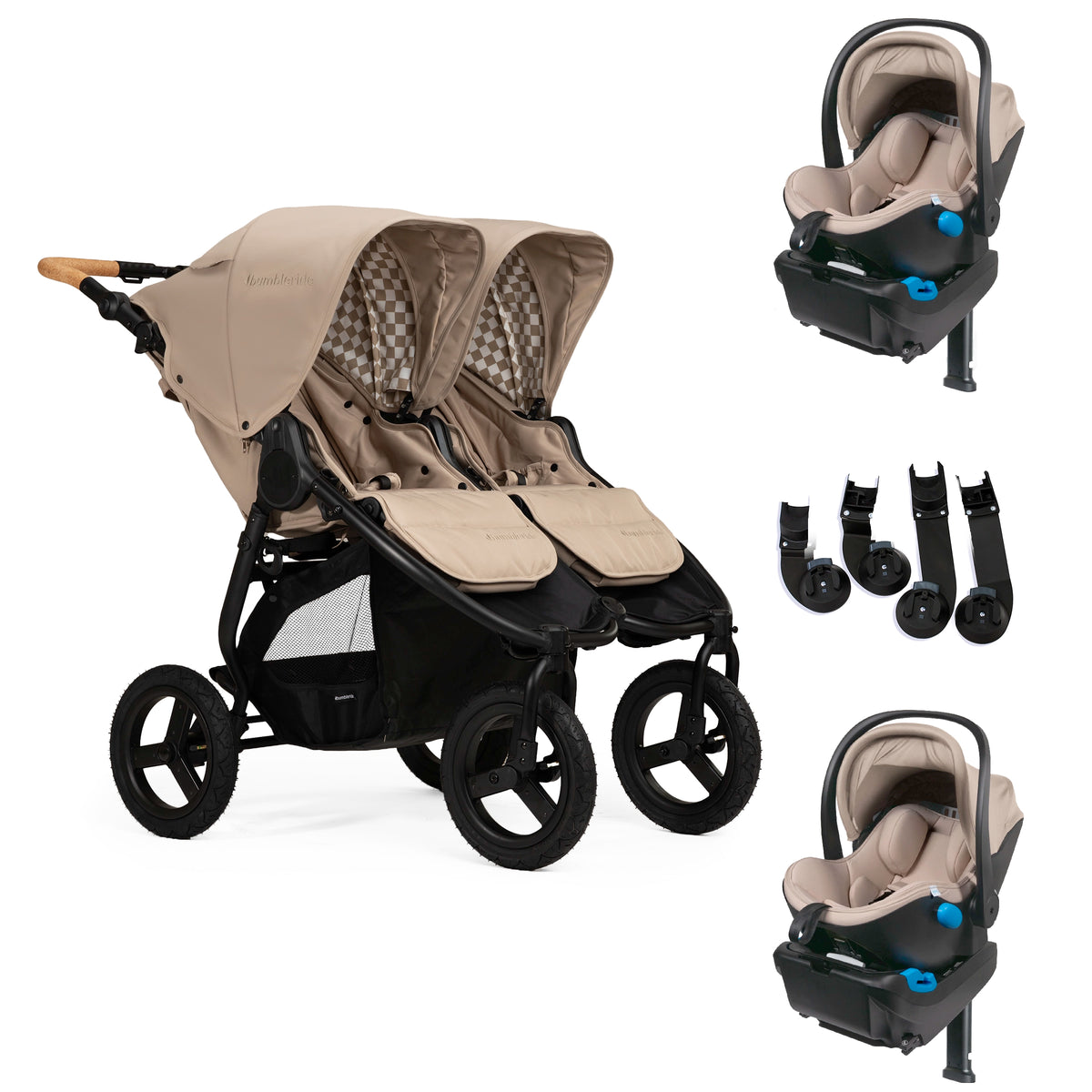 
Bumbleride Indie Twin + Two Clek Liings Travel System