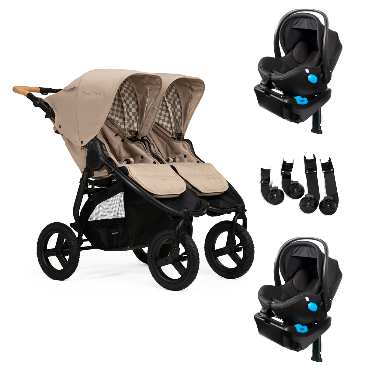 
Bumbleride Indie Twin + Two Clek Liings Travel System