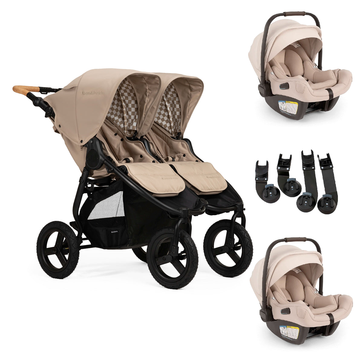 
Bumbleride Indie Twin + Two Pipa Aire Travel System