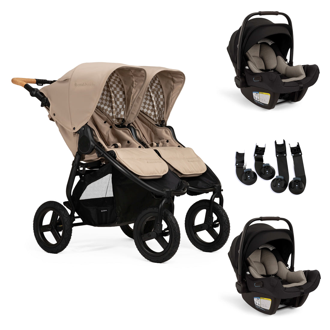 
Bumbleride Indie Twin + Two Pipa Aire Travel System