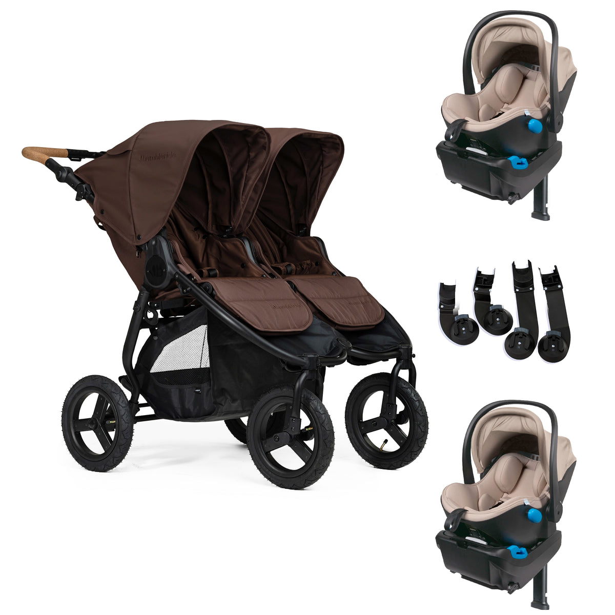 
Bumbleride Indie Twin + Two Clek Liings Travel System