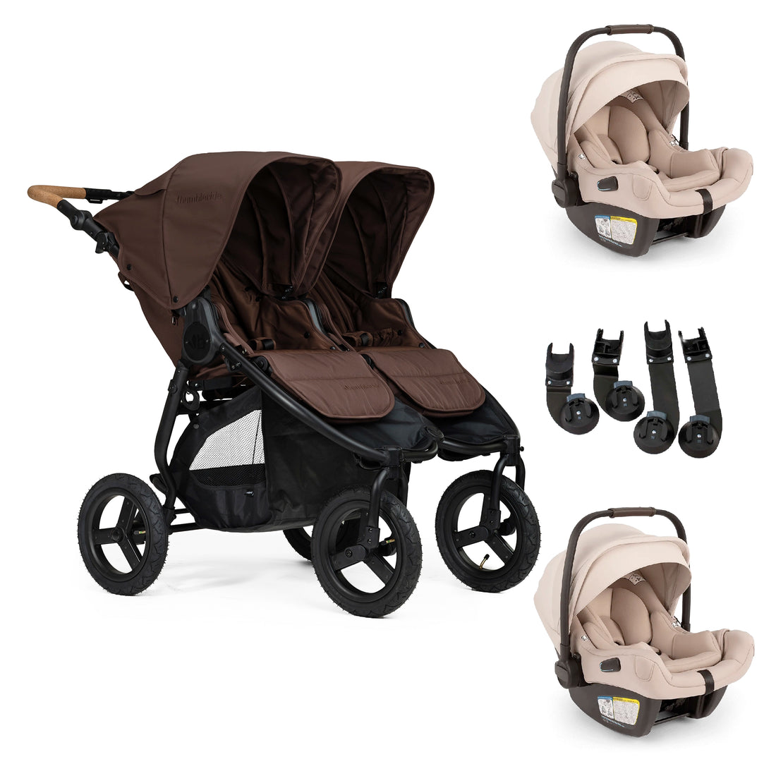 
Bumbleride Indie Twin + Two Pipa Aire Travel System
