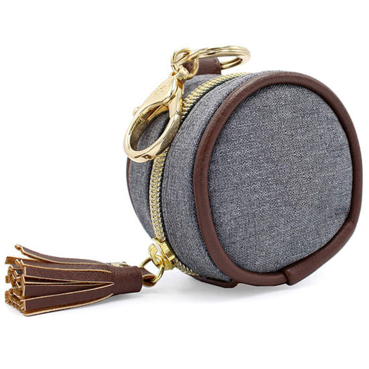 Itzy Ritzy Pacifier Charm Pod in Handsome Heather Gray