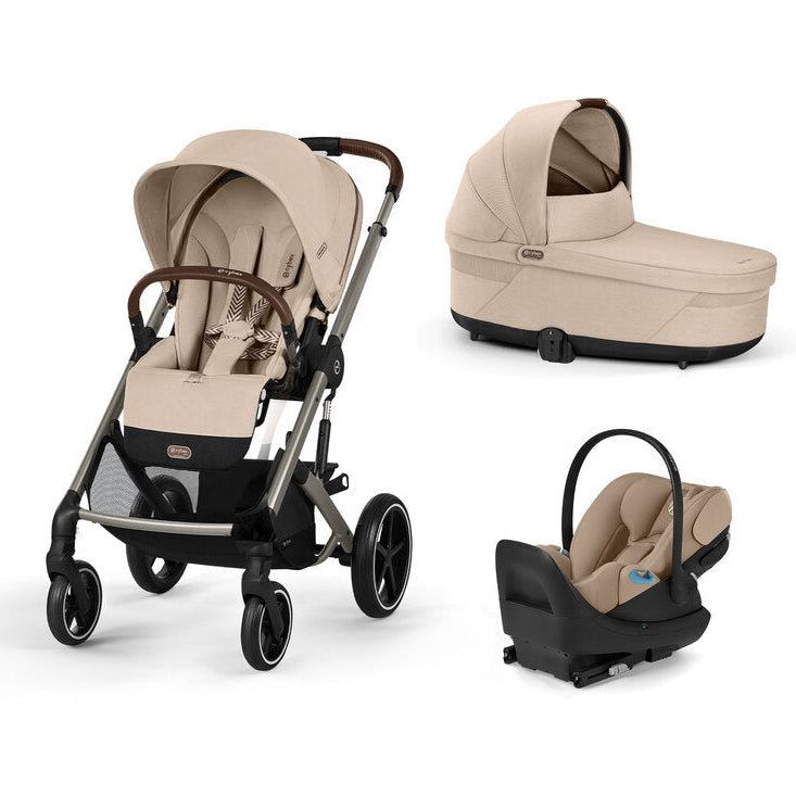 Cybex Balios S Lux + Cloud G Pro + Newborn Cot S Lux Complete Travel System