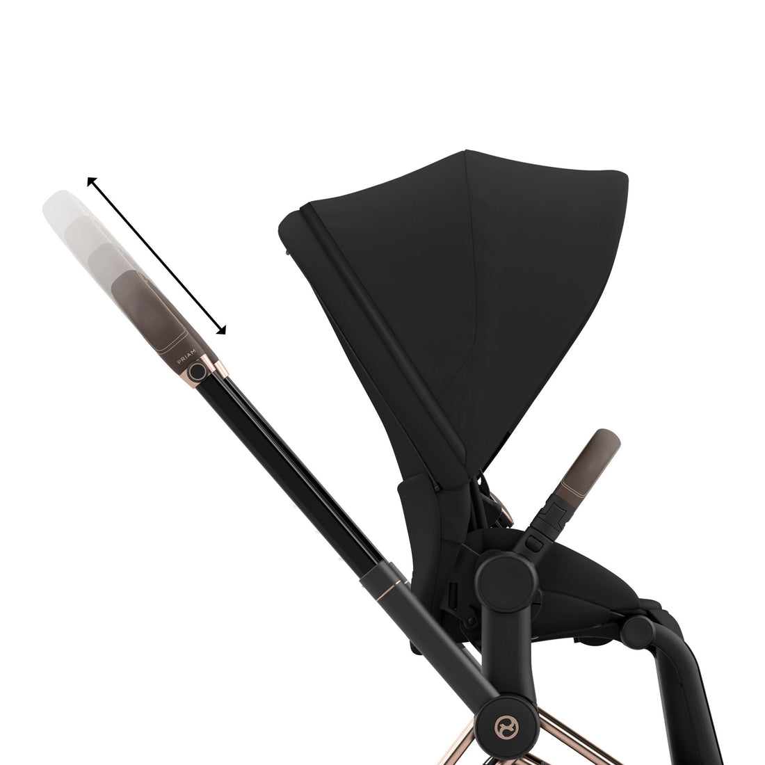 Cybex Priam 4 Stroller adjustable handle bar 