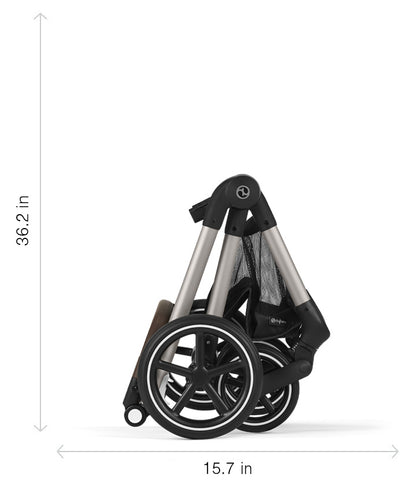Eos Lux Stroller - Dimensions - Folded
