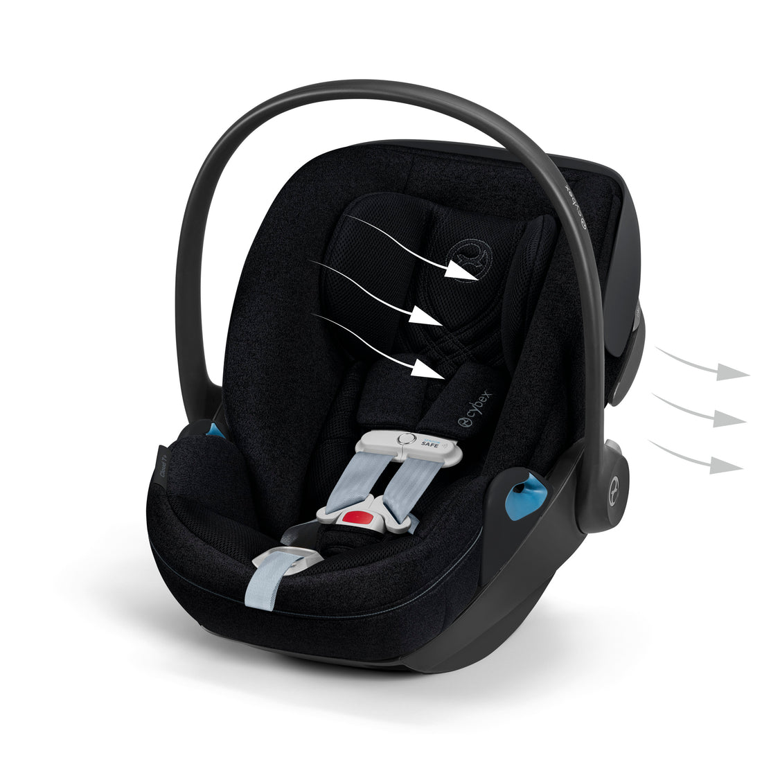 Cybex Cloud T infant car seat ventilation 