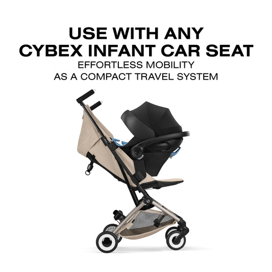 [Almond Beige] Cybex Libelle Travel Stroller