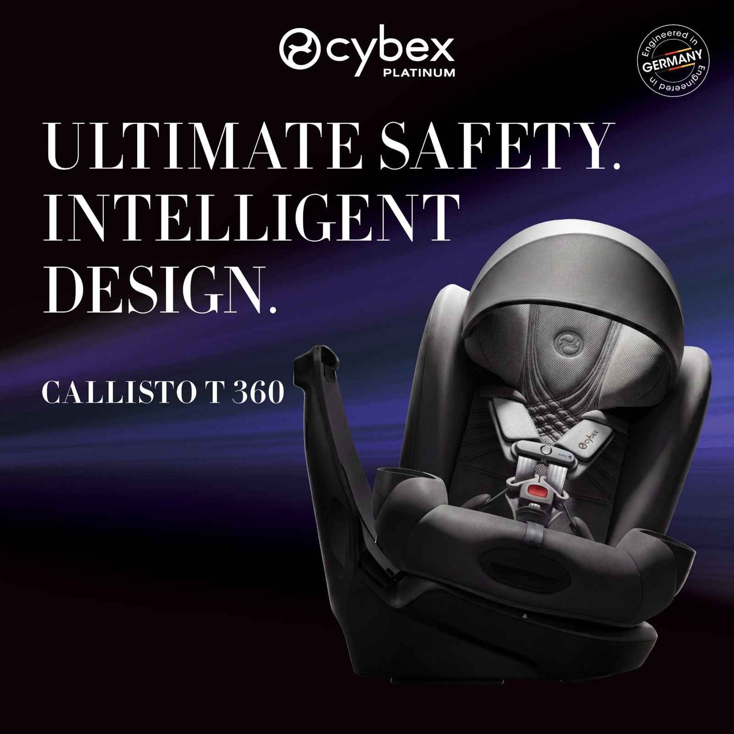 CALLISTO T 360 Rotating All-in-One Convertible Car Seat