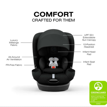 CALLISTO T 360 Rotating All-in-One Convertible Car Seat