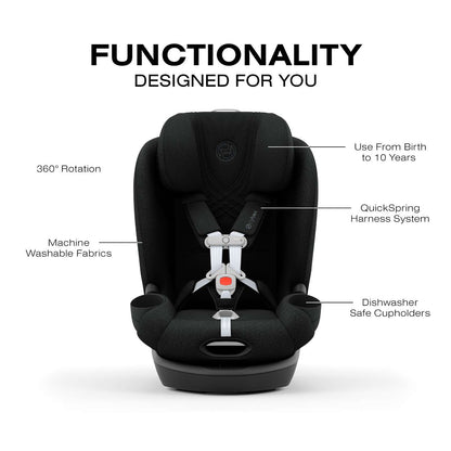 CALLISTO T 360 Rotating All-in-One Convertible Car Seat