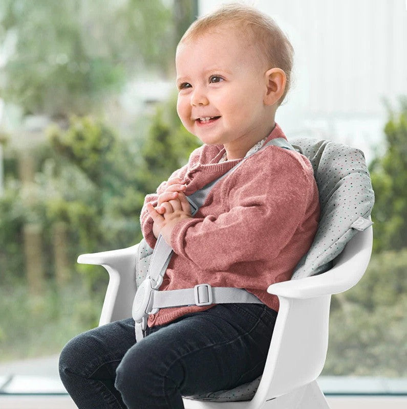 Stokke Clikk High Chair Cushion  - Grey Sprinkles ships for free