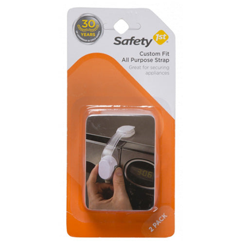 Safety 1st Custom Fit All Purpose Strap - 2 Pack - White