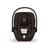 [Chocolate Brown] Cybex Premium Cloud G Pro Infant Car Seat in Chocolate Brown Colorway Product Image View of Seat, Harness, Infant Insert